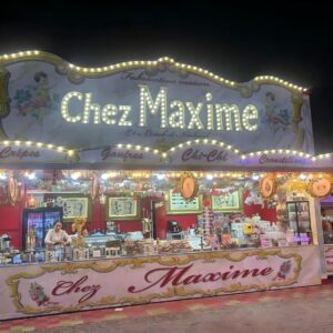 Chez Maxime custom signage project
